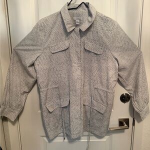 Calvin Klein Light Gray Utility Jacket
